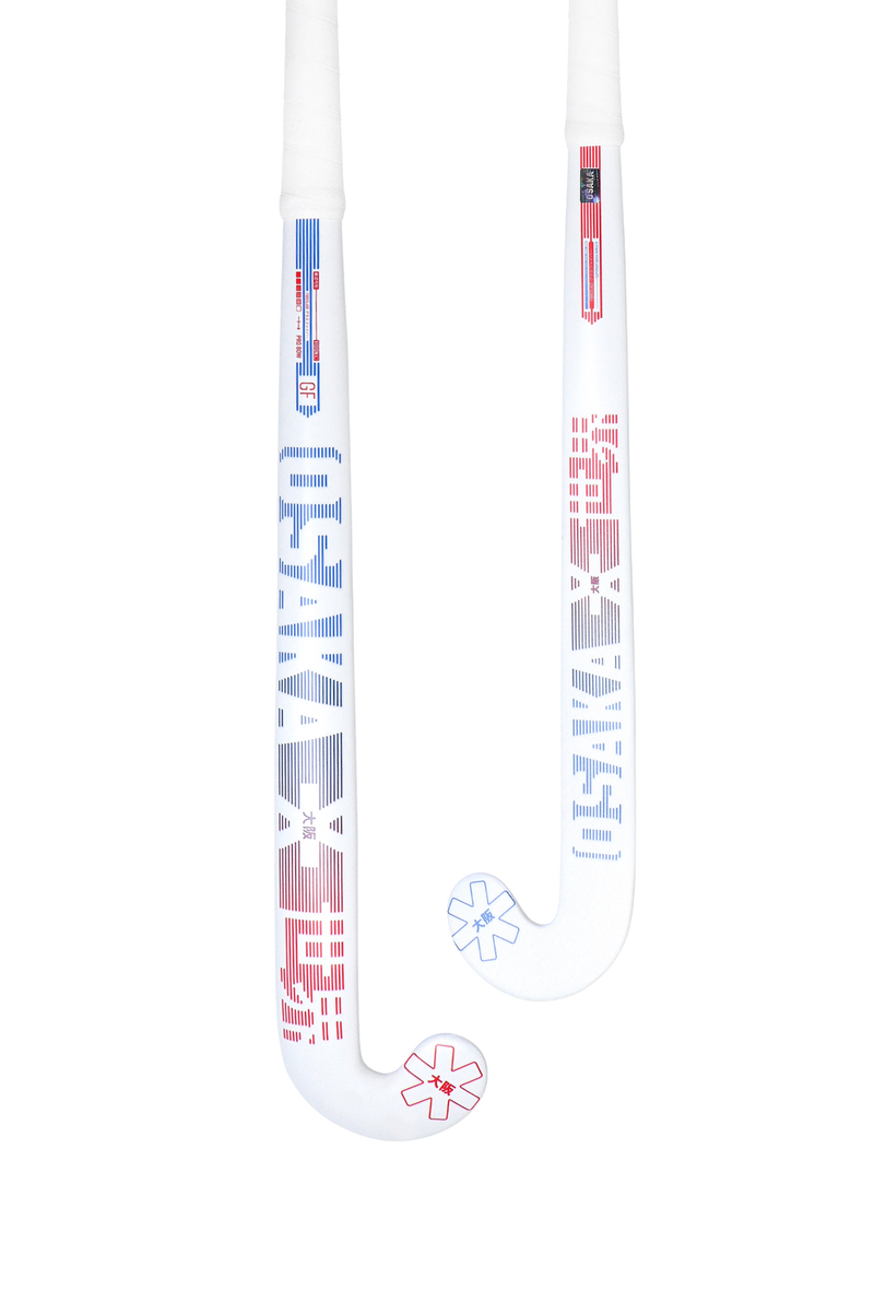 Osaka Vision GF Pro Bow Hockey Stick 2024 - White