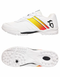 Kookaburra Pro 5.0 Rubber Cricket Shoes - White/Yellow/Red