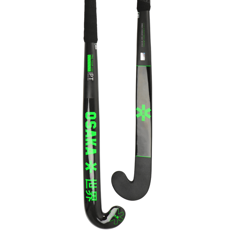 Osaka Pro Tour 100 2.0 Proto Bow Hockey Stick - Iconic Black