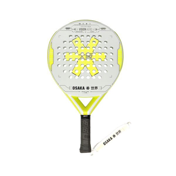 Osaka Vision Aero Control Padel Racket - Lime/Grey