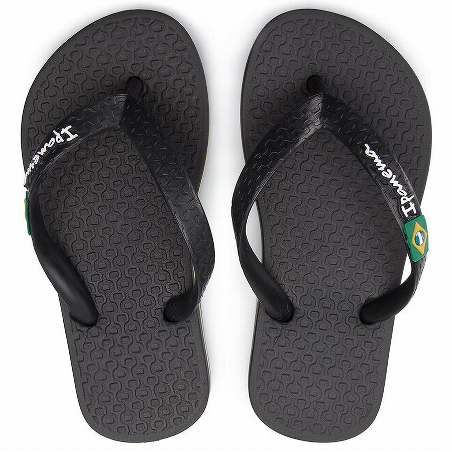 Ipanema Classic Brasil II Kids Slip Slops - Black – Province Sports